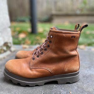 Camper Women's Mil Ankle Boots tan leather 9